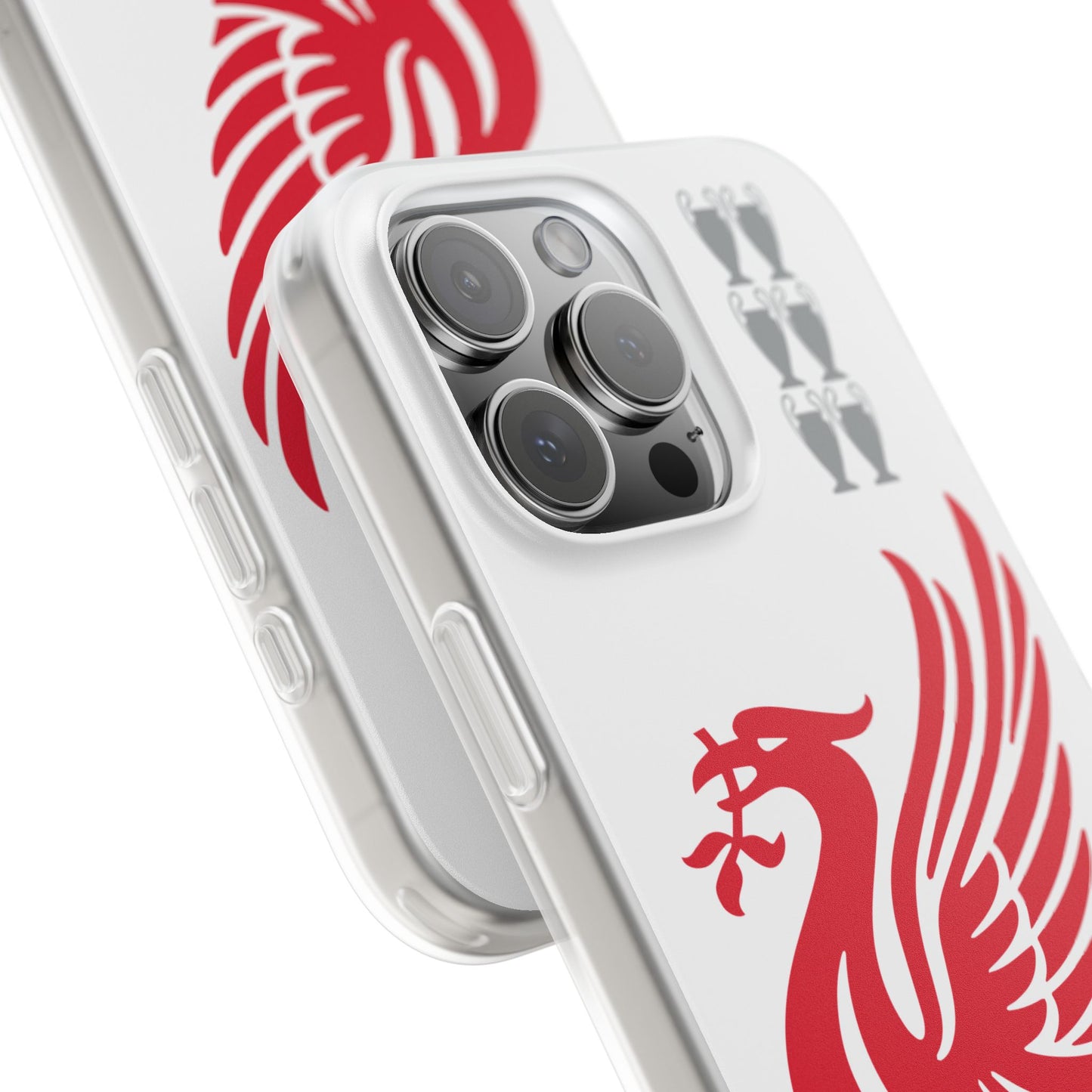 Liverpool White iPhone Flexi Case - iPhone 16, 15, 14, Plus/Pro/Pro Max