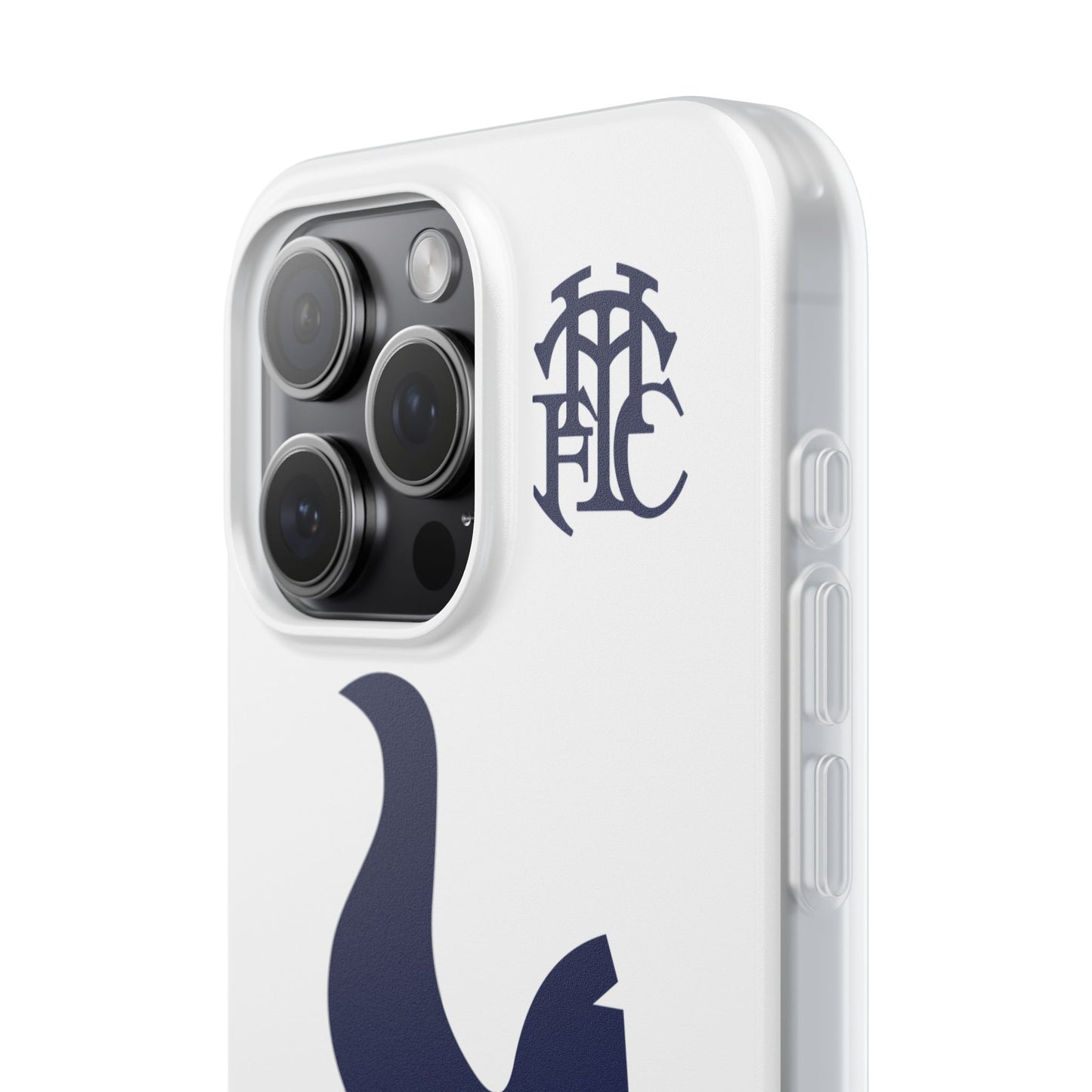 Tottenham Hotspur iPhone Flexi Case - iPhone 16, 15, 14, Plus/Pro/Pro Max - White