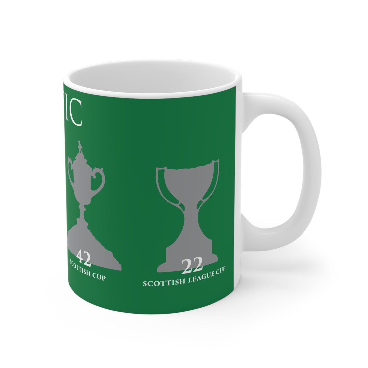 Celtic Trophies Mug - Green