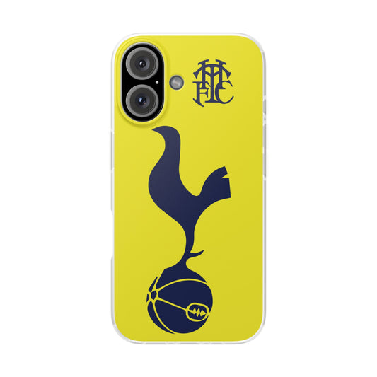 Tottenham Hotspur iPhone Flexi Case - iPhone 16, 15, 14, Plus/Pro/Pro Max - Yellow