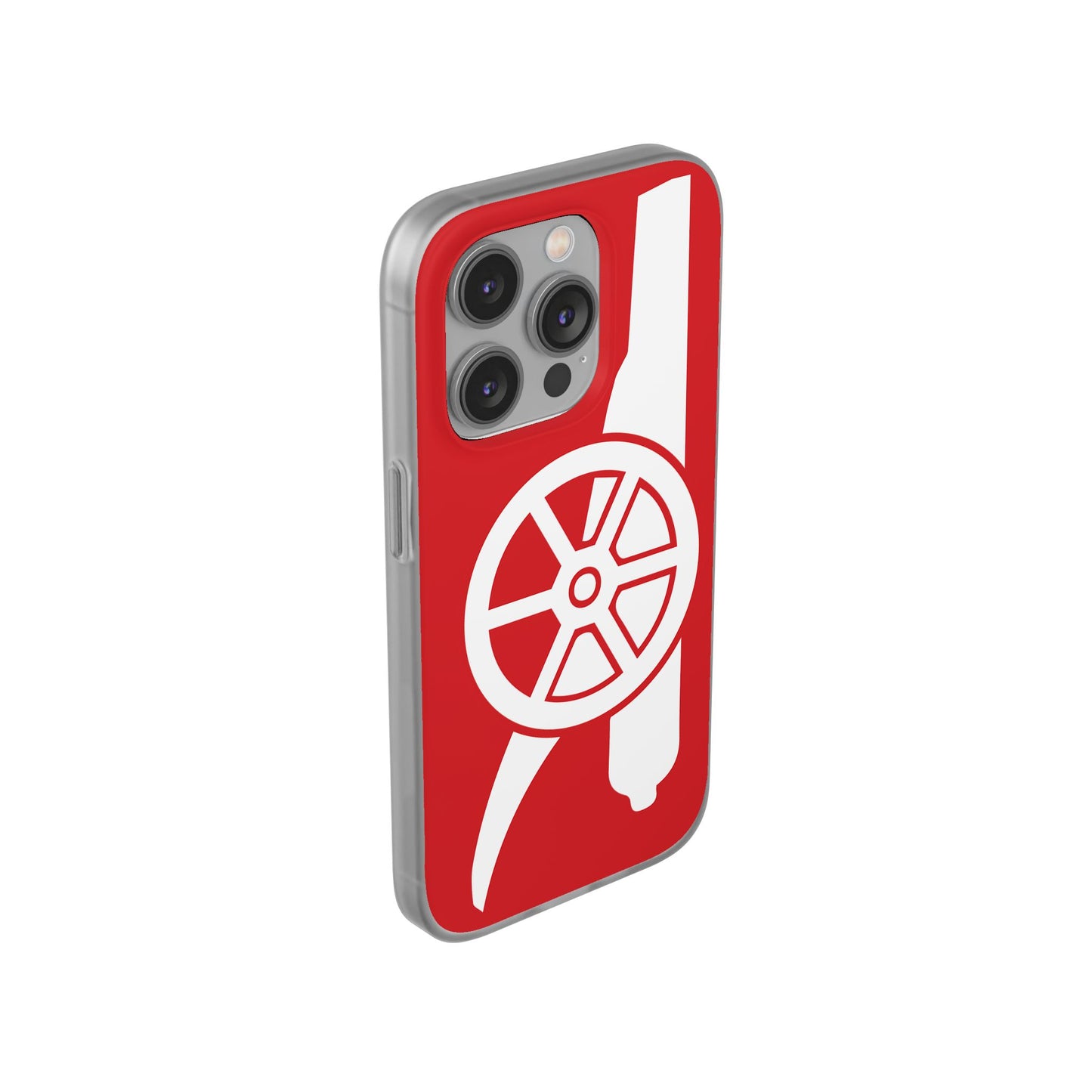 Arsenal Cannon Red iPhone Flexi Case - iPhone 16, 15, 14, Plus/Pro/Pro Max