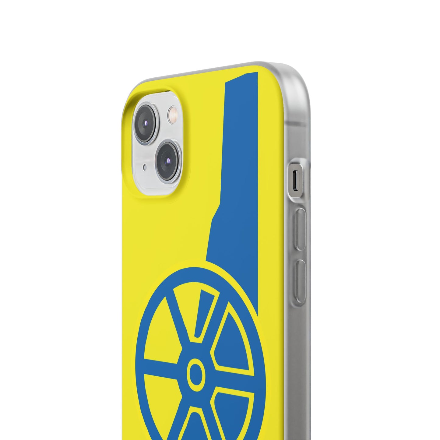 Arsenal Cannon Yellow iPhone Flexi Case - iPhone 16, 15, 14, Plus/Pro/Pro Max