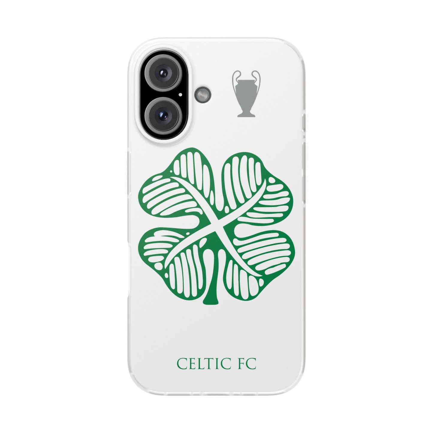 Celtic White iPhone Flexi Case - iPhone 16, 15, 14, Plus/Pro/pro Max