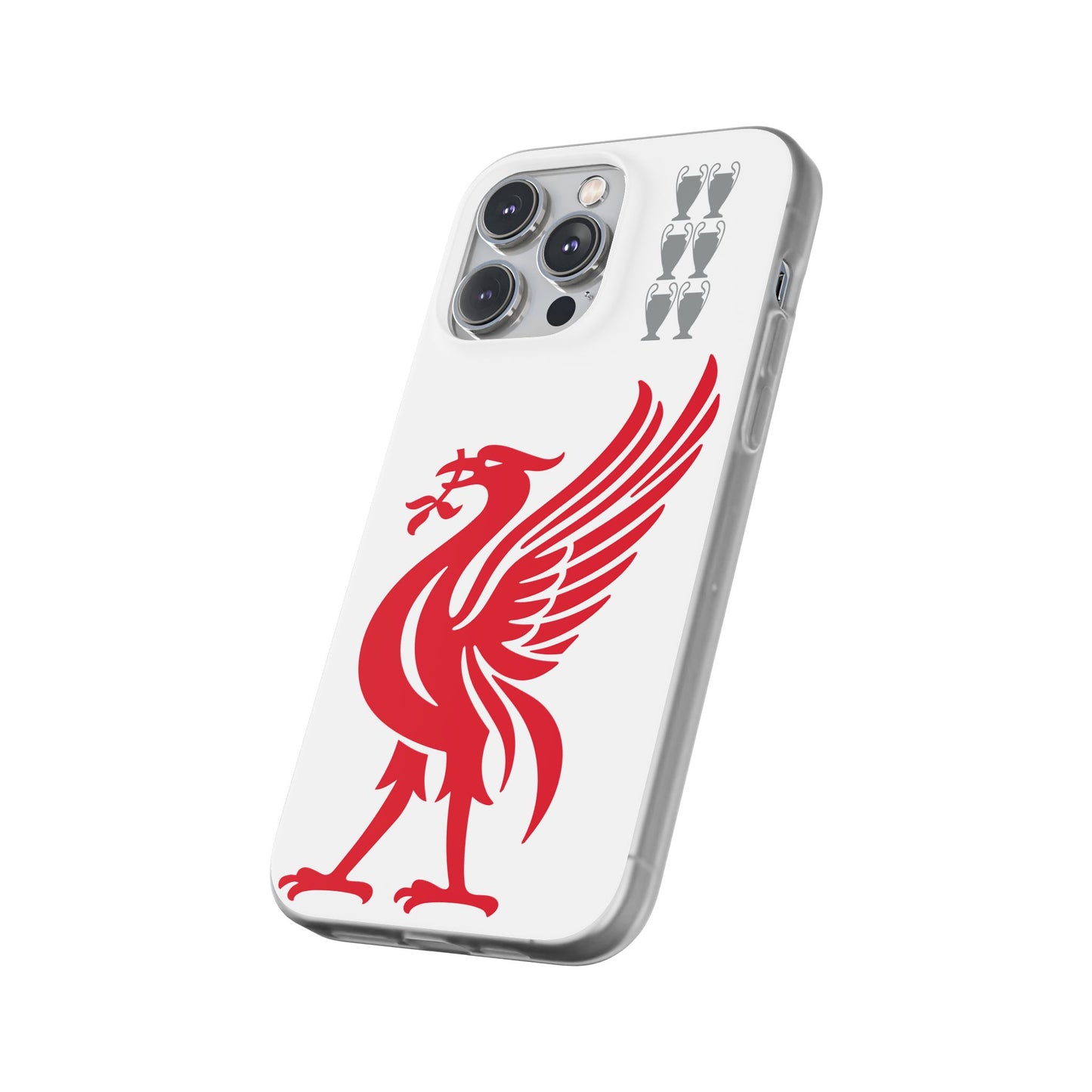 Liverpool White iPhone Flexi Case - iPhone 16, 15, 14, Plus/Pro/Pro Max