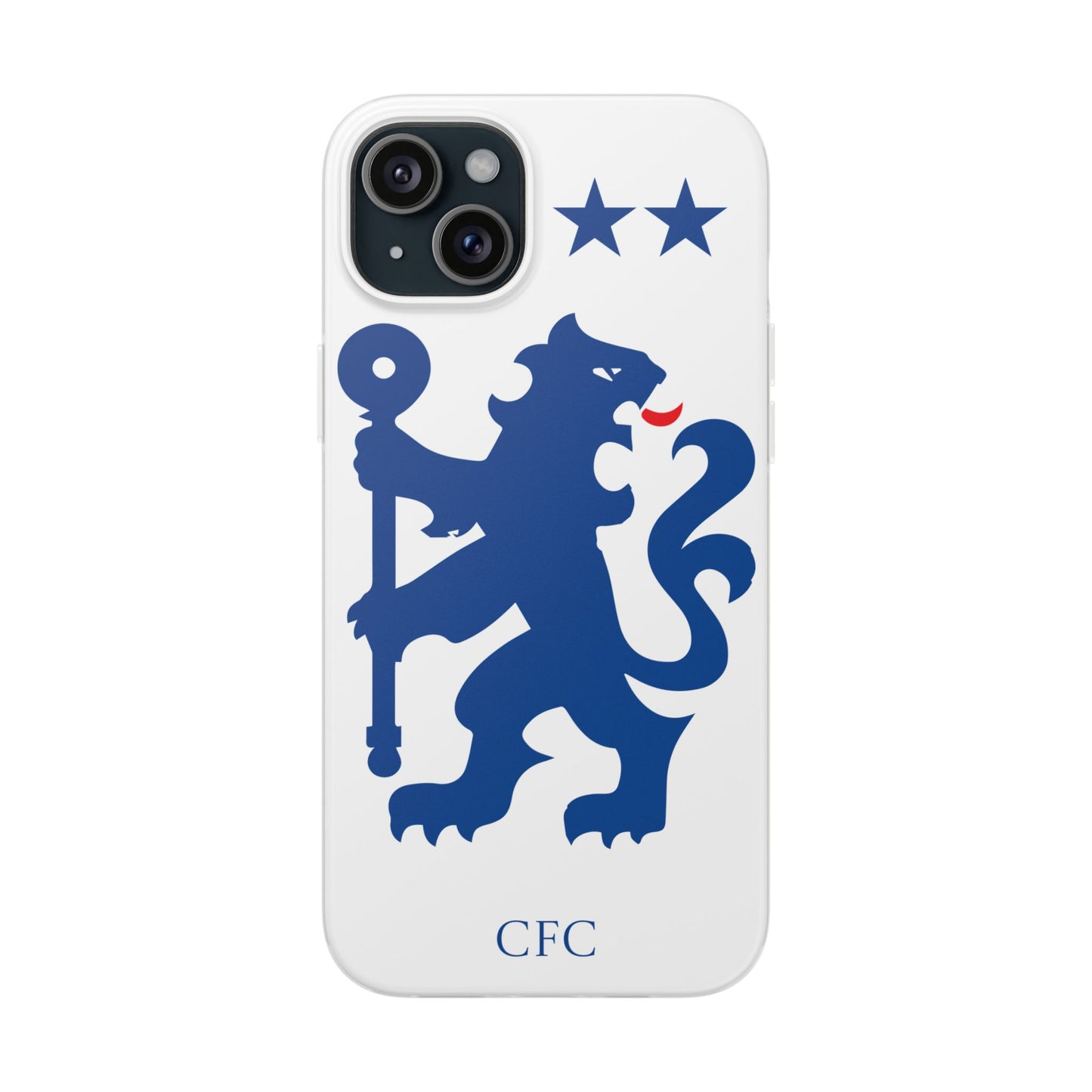 Chelsea iPhone Flexi Case - iPhone 16, 15, 14, Plus/Pro/Pro Max - White