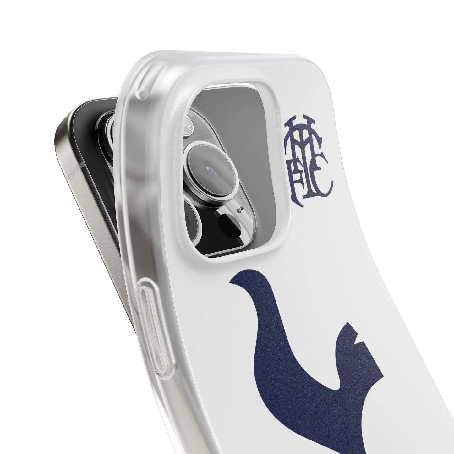 Tottenham Hotspur iPhone Flexi Case - iPhone 16, 15, 14, Plus/Pro/Pro Max - White