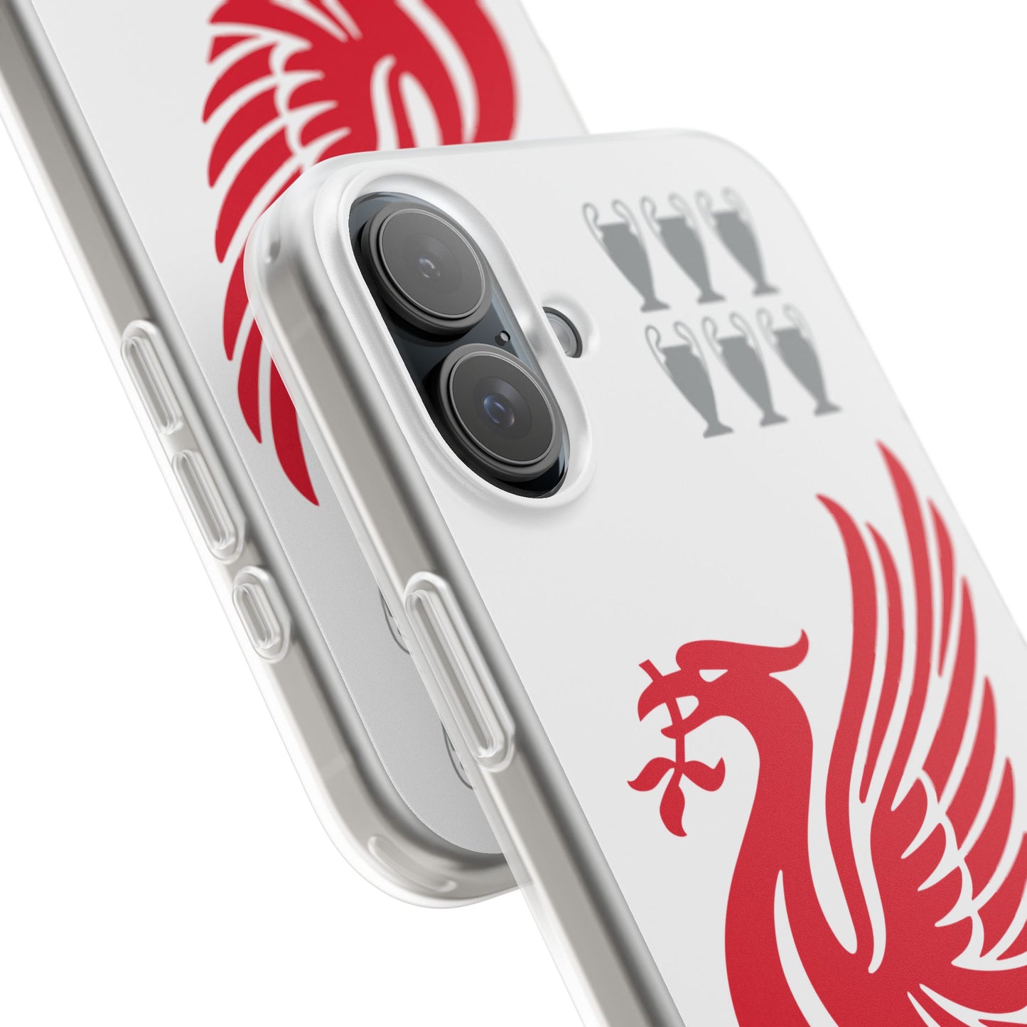 Liverpool White iPhone Flexi Case - iPhone 16, 15, 14, Plus/Pro/Pro Max