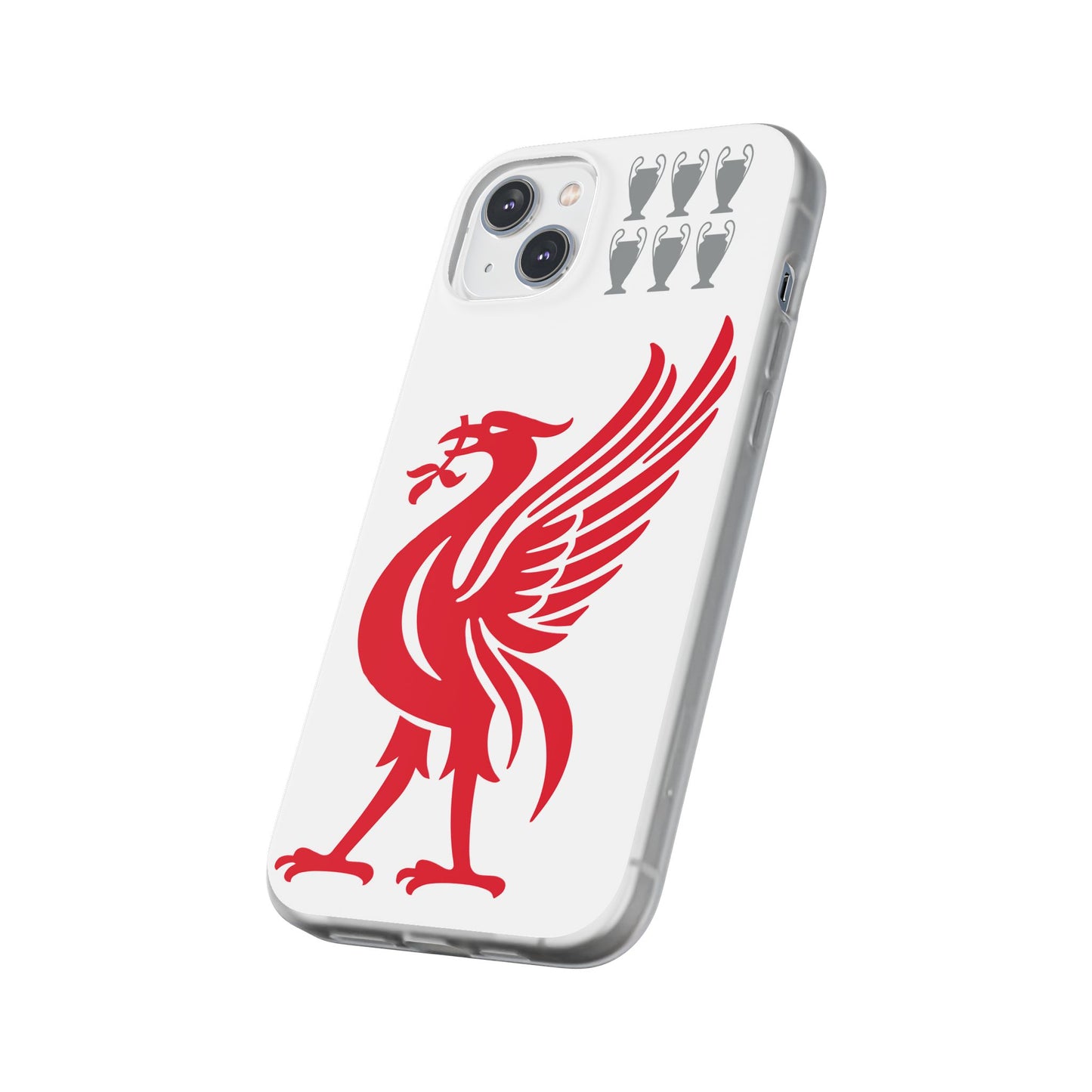 Liverpool White iPhone Flexi Case - iPhone 16, 15, 14, Plus/Pro/Pro Max