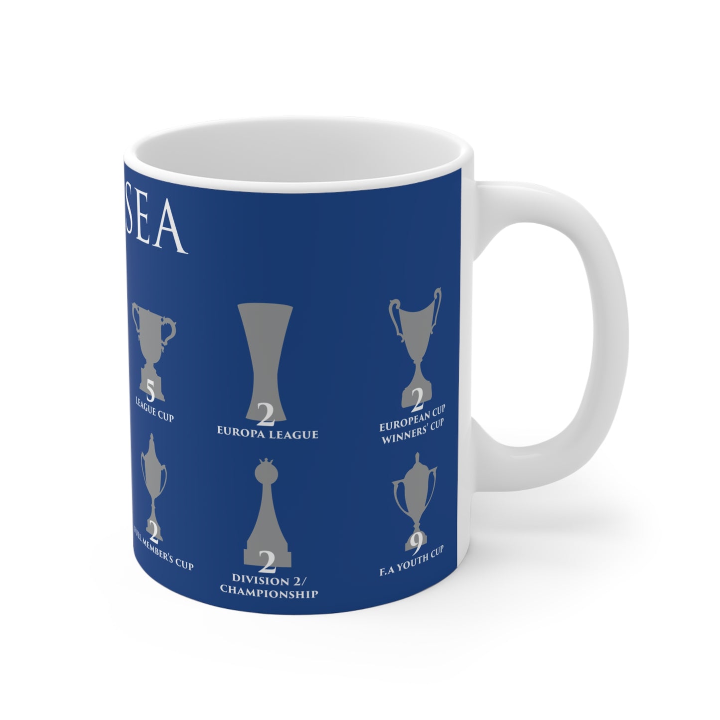 Chelsea Trophies Mug - Blue