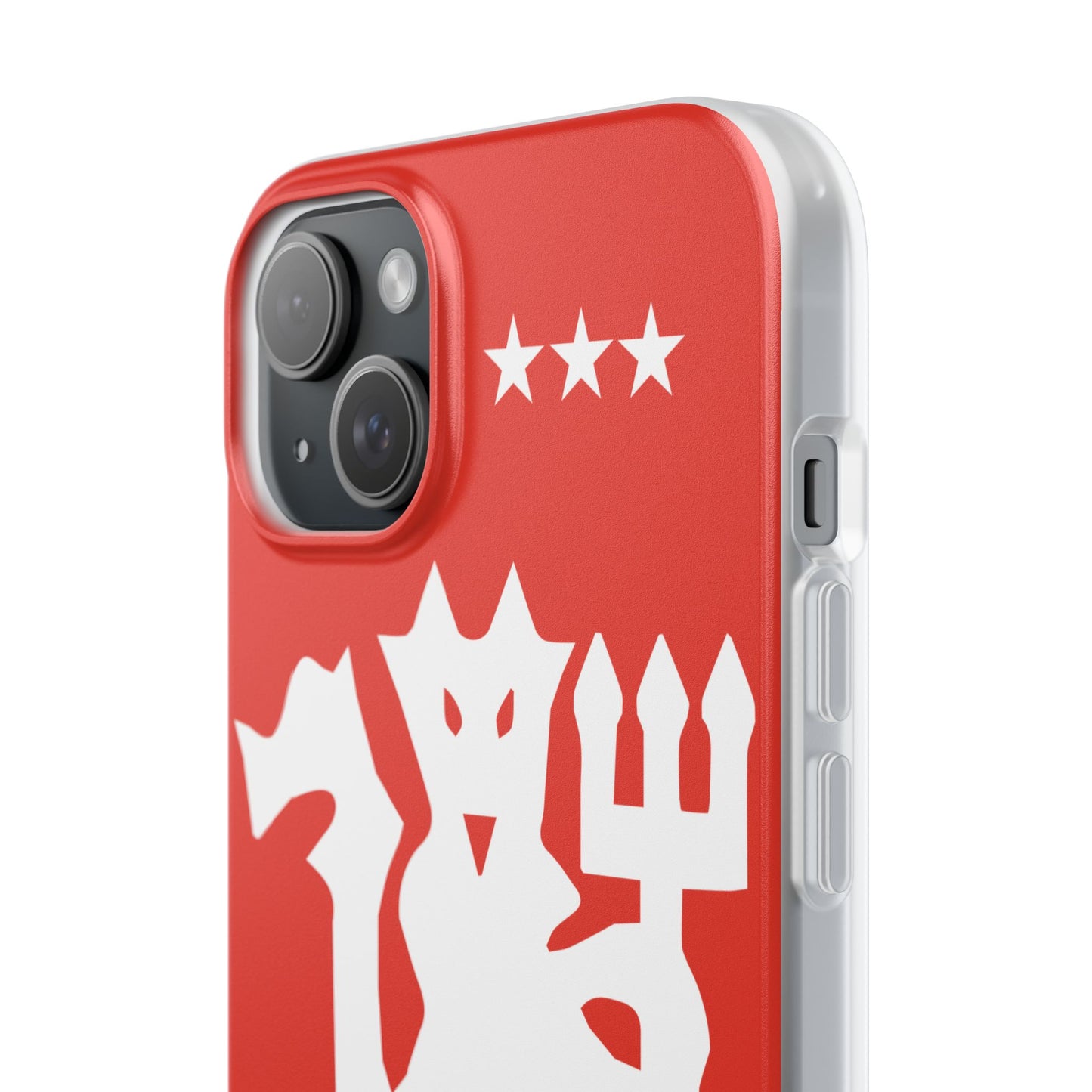 Manchester United iPhone Flexi Case - iPhone 16, 15, 14, Plus/Pro/Pro Max - Red