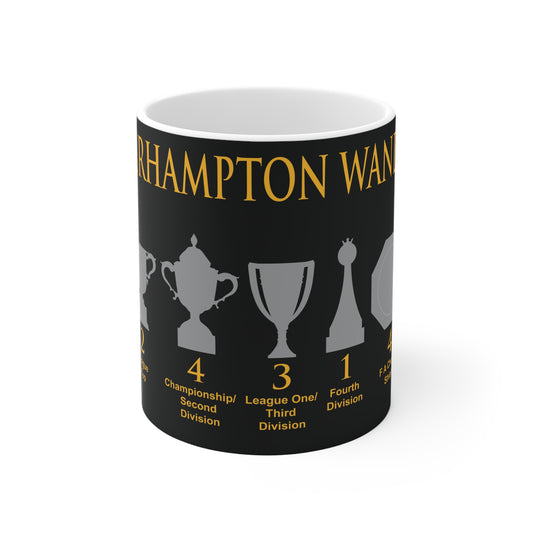Wolverhampton Wanderers Trophies Mug - Black