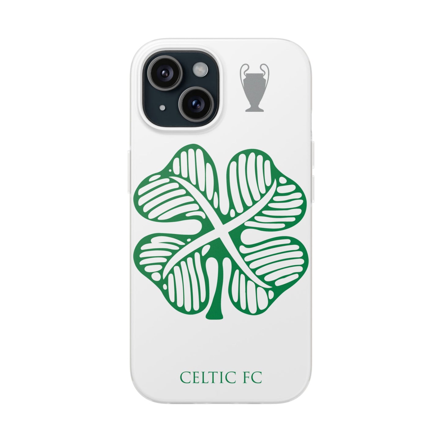 Celtic White iPhone Flexi Case - iPhone 16, 15, 14, Plus/Pro/pro Max