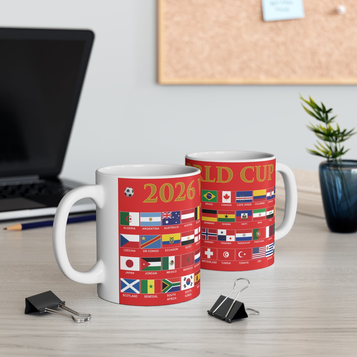 2026 Football World Cup Mug - Red