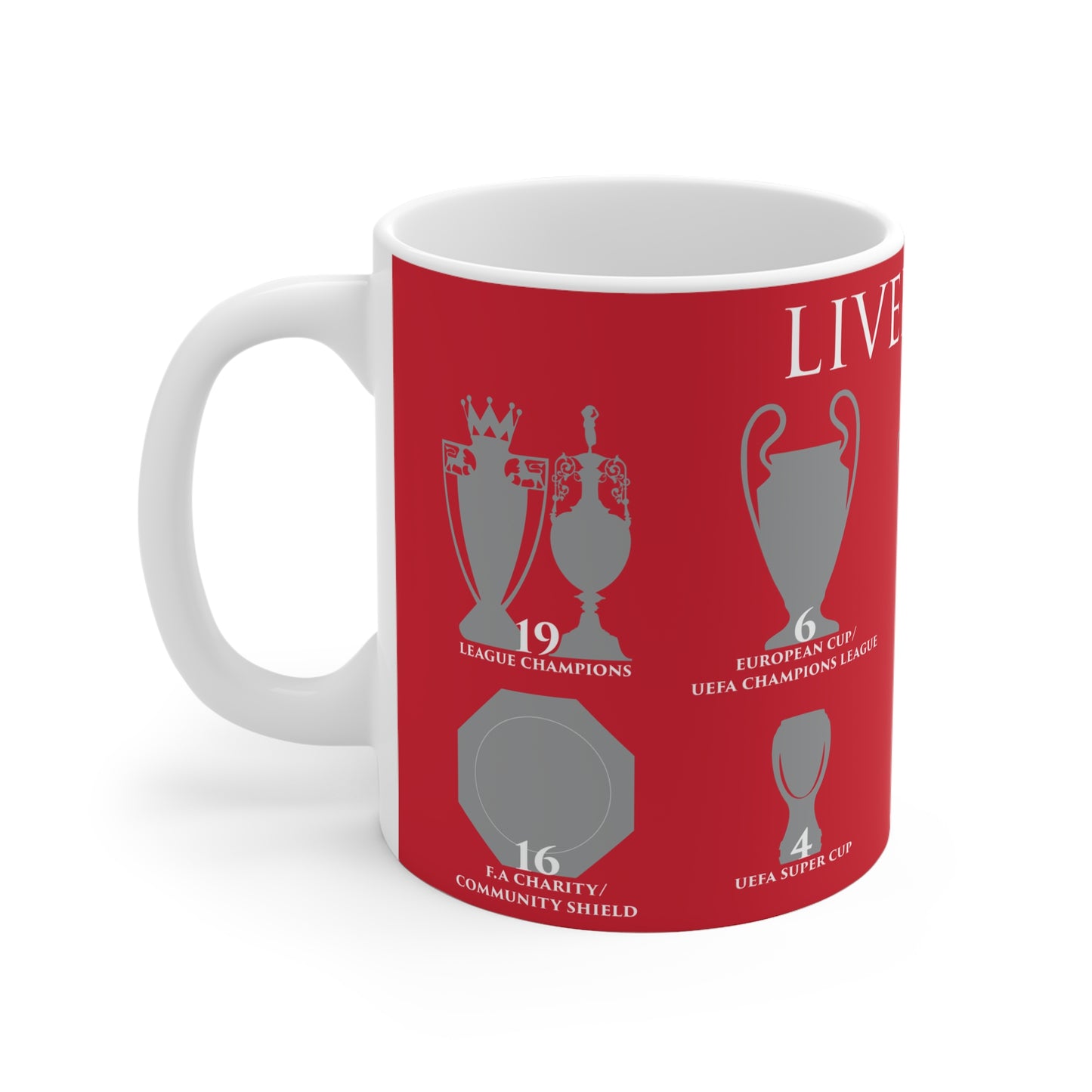 Liverpool Trophies Mug - Red