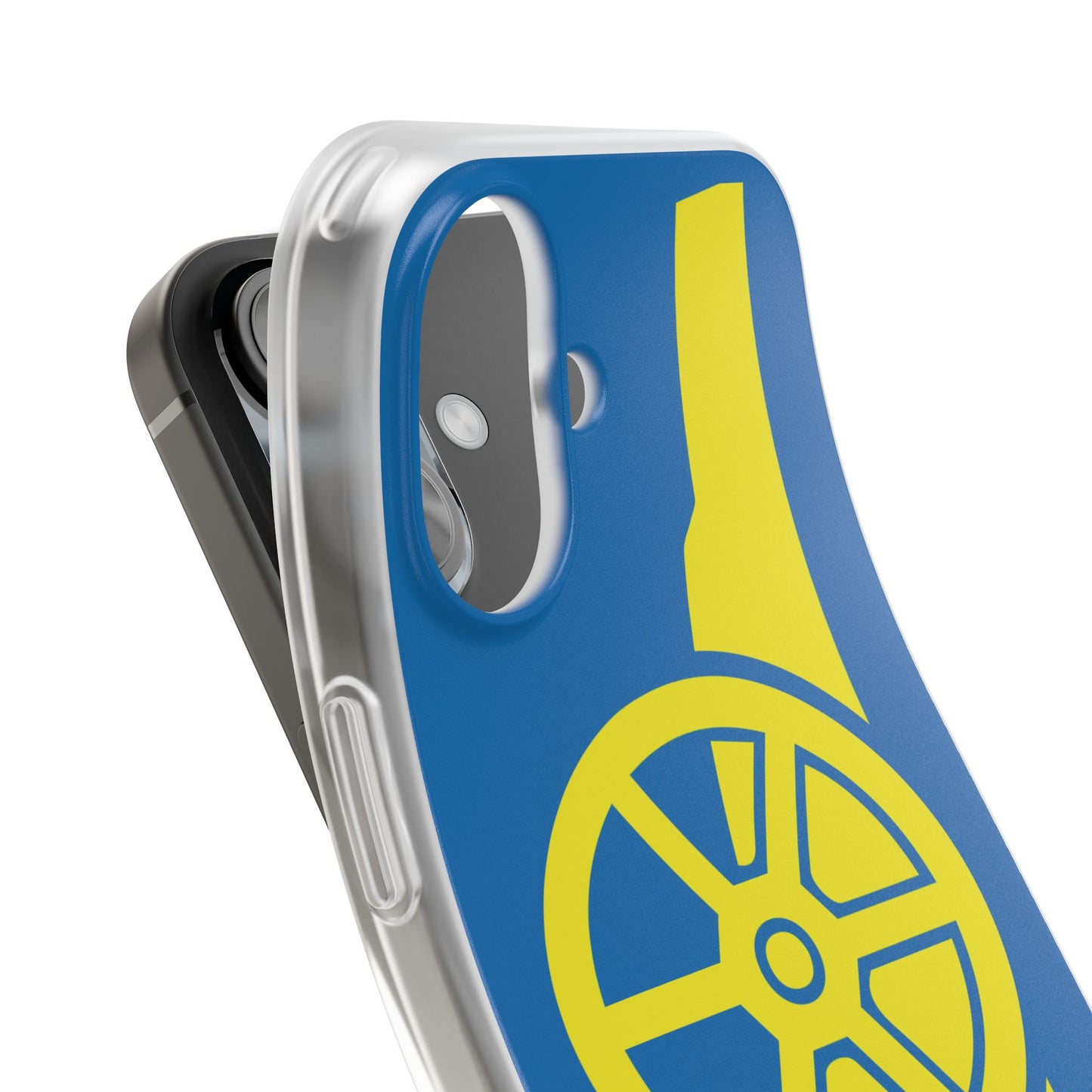 Arsenal Cannon Blue iPhone Flexi Case - iPhone 16, 15, 14, Plus/Pro/Pro Max