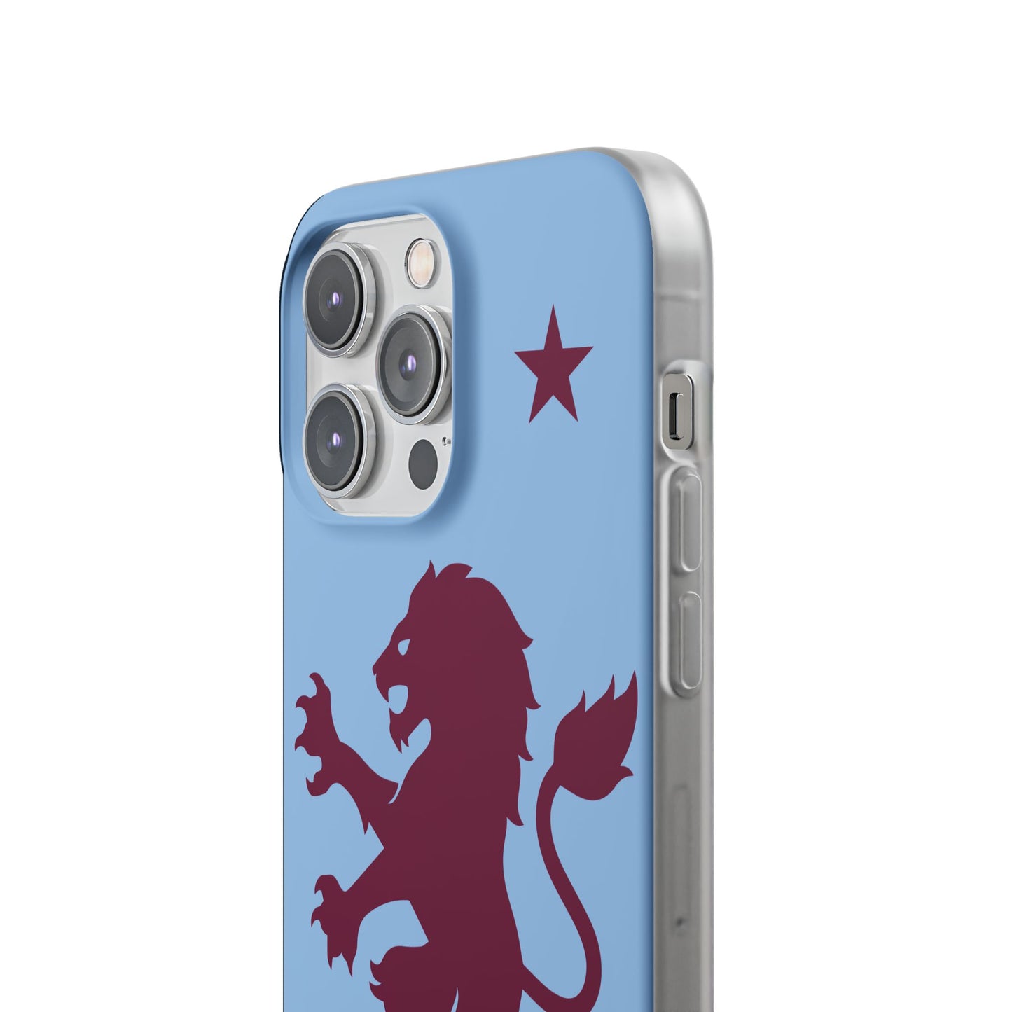 Aston Villa iPhone Flexi Case - iPhone 16, 15, 14, Plus/Pro/Pro Max - Blue