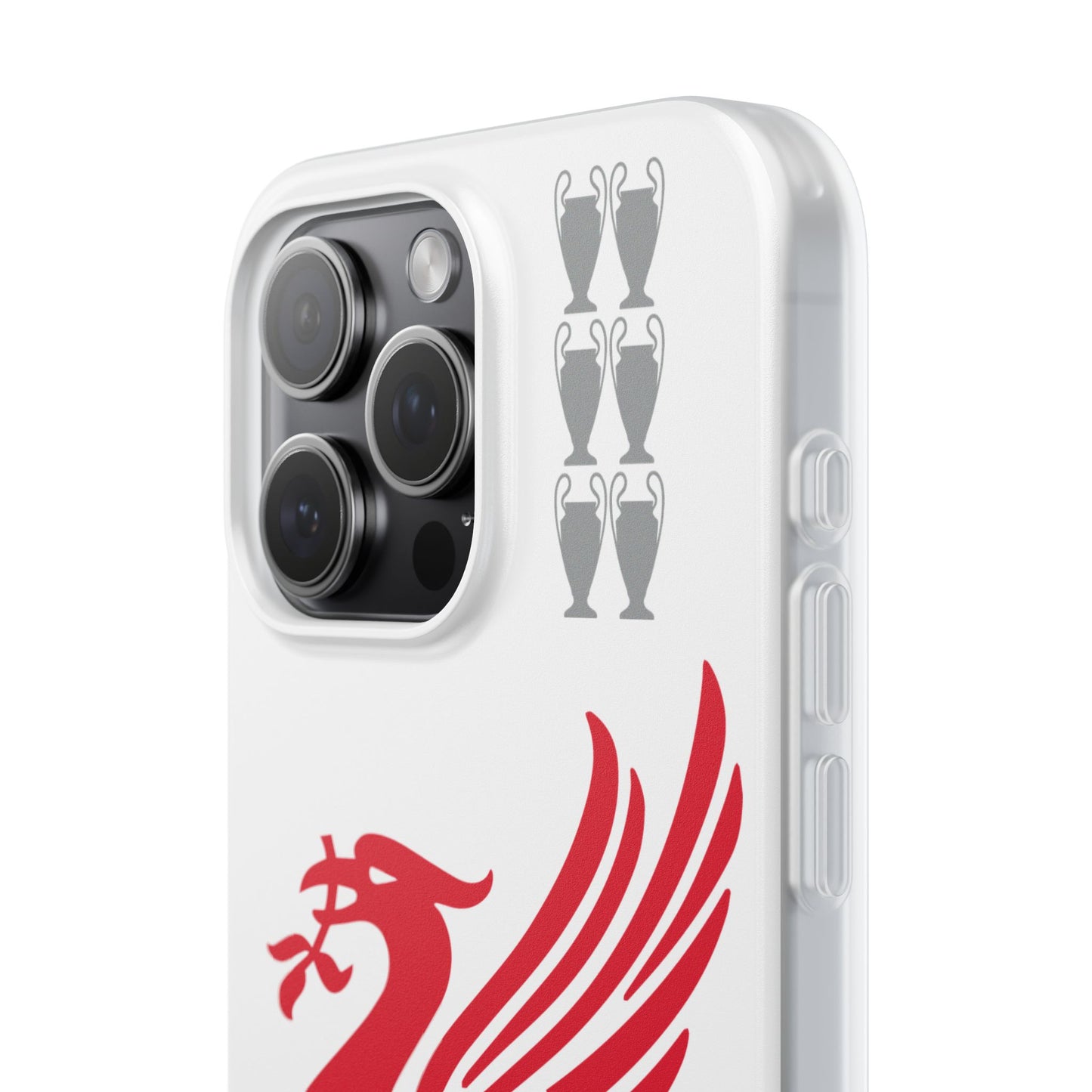 Liverpool White iPhone Flexi Case - iPhone 16, 15, 14, Plus/Pro/Pro Max