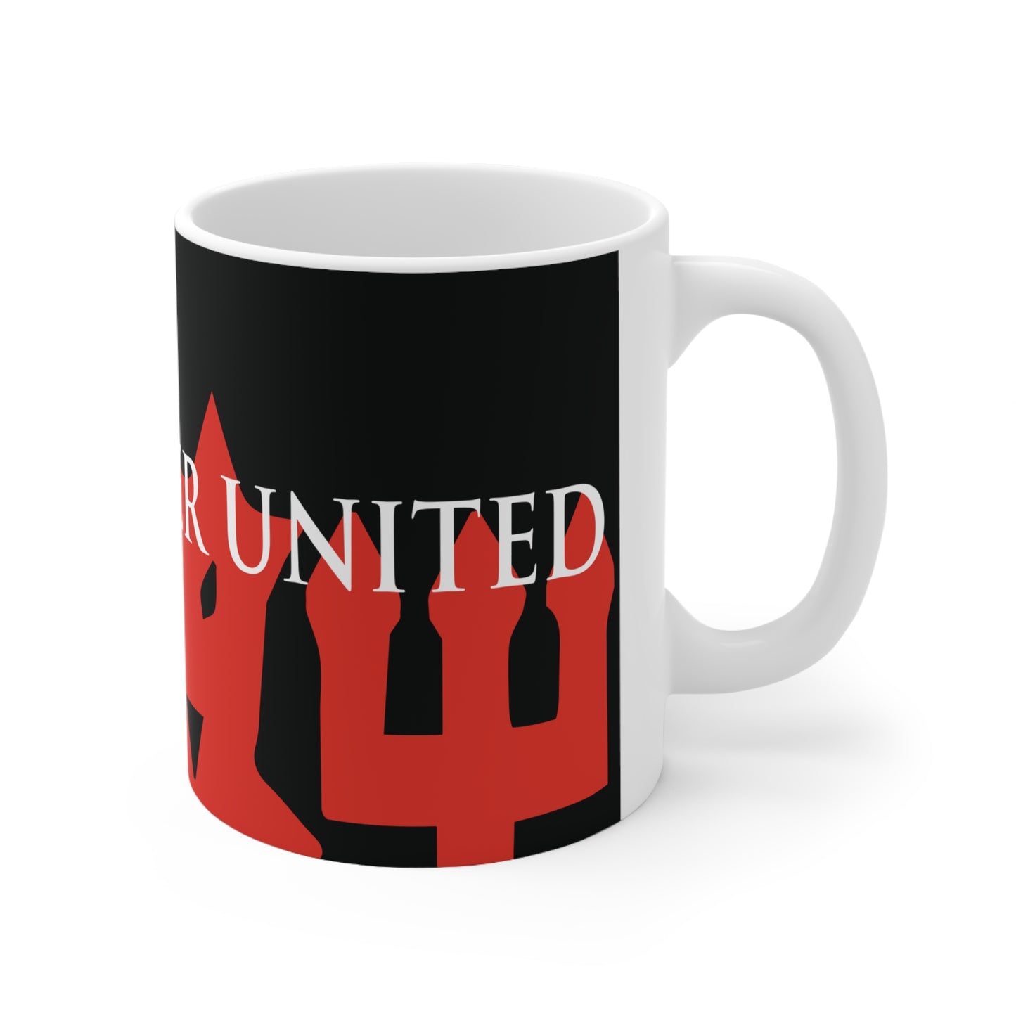 Manchester United Devil Mug - Black