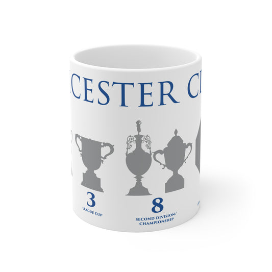 Leicester City Trophies Mug - White