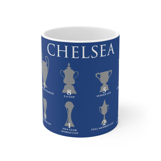 Chelsea Trophies Mug - Blue