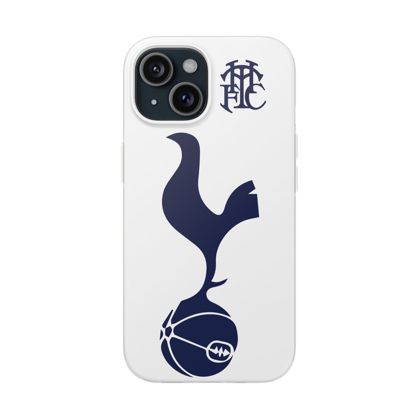 Tottenham Hotspur iPhone Flexi Case - iPhone 16, 15, 14, Plus/Pro/Pro Max - White