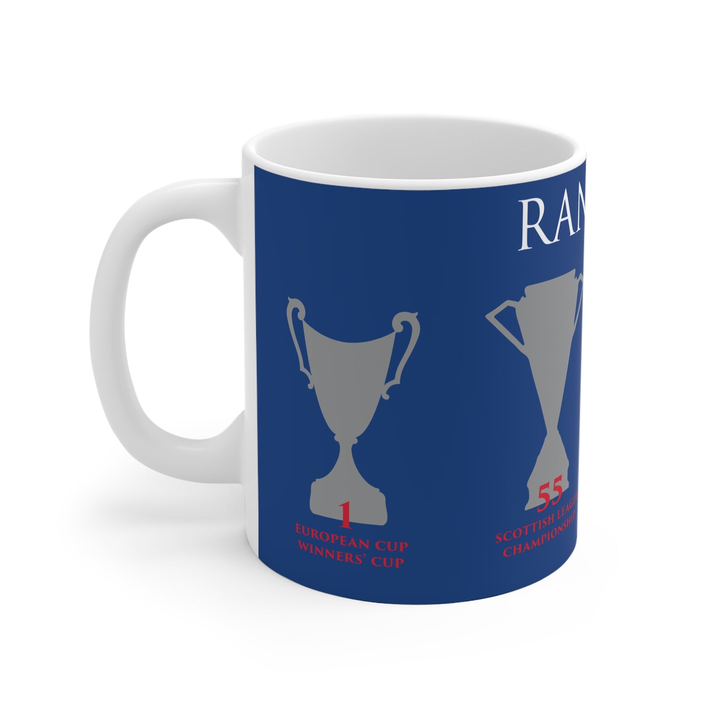 Rangers Trophies Mug - Blue