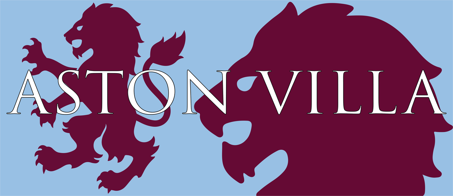 Aston Villa Lion Mug - Blue