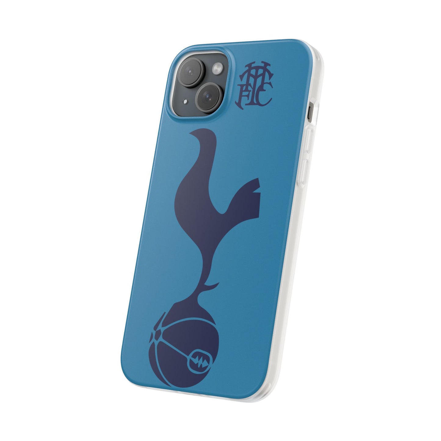 Tottenham Hotspur iPhone Flexi Case - iPhone 16, 15, 14, Plus/Pro/Pro Max - Cyan