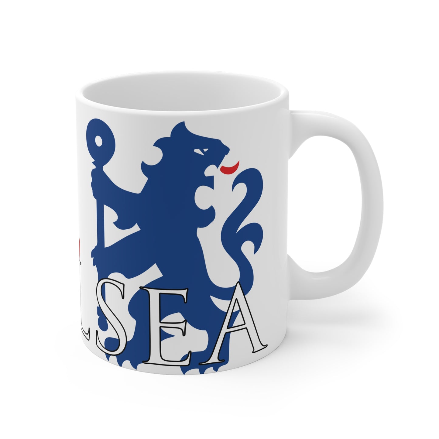 Chelsea Lion Mug - White