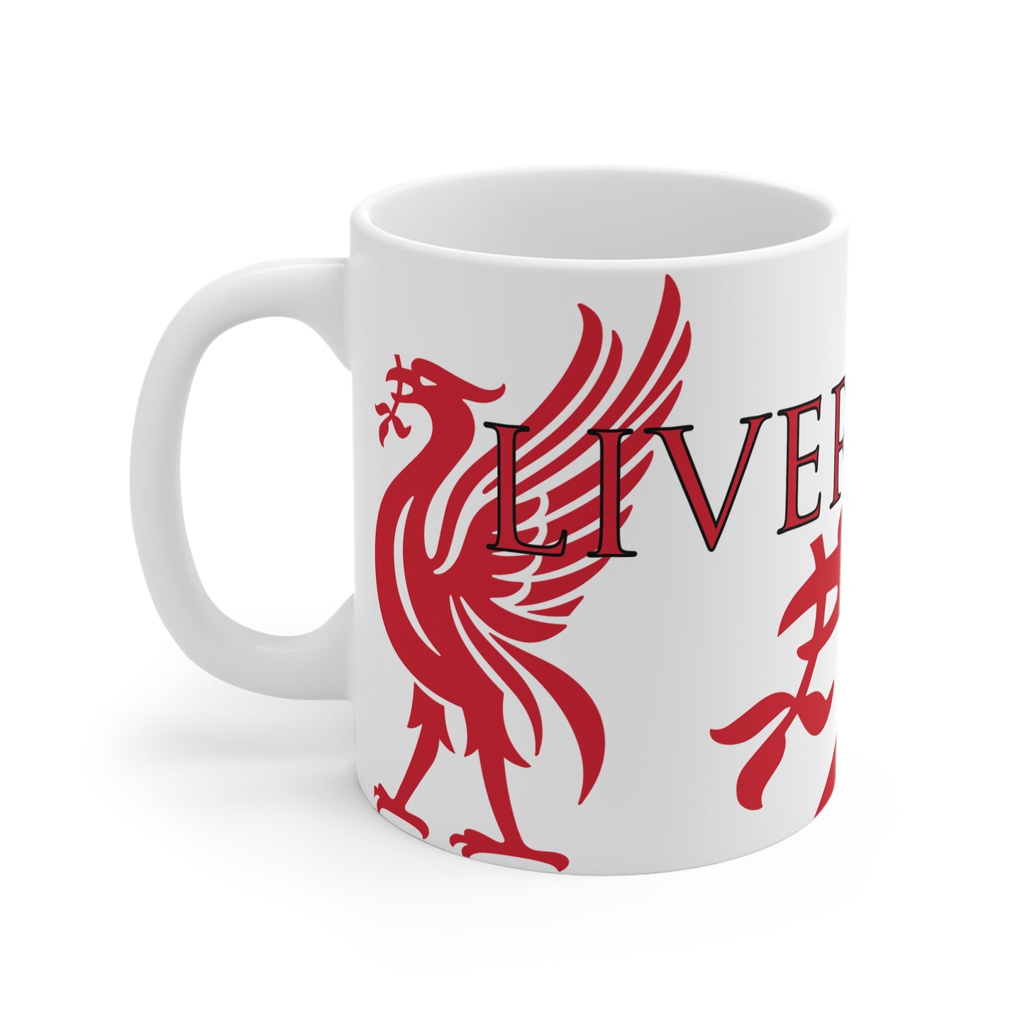 Liverpool Liver Bird Mug - White