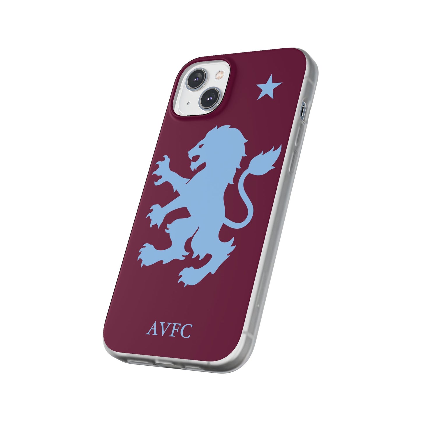 Aston Villa iPhone Flexi Case - iPhone 16, 15, 14, Plus/Pro/Pro Max - Claret