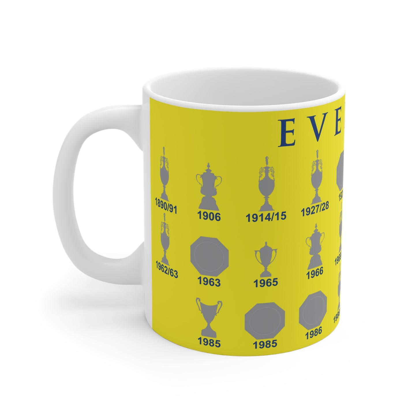 Everton Trophies Collection Mug - Yellow