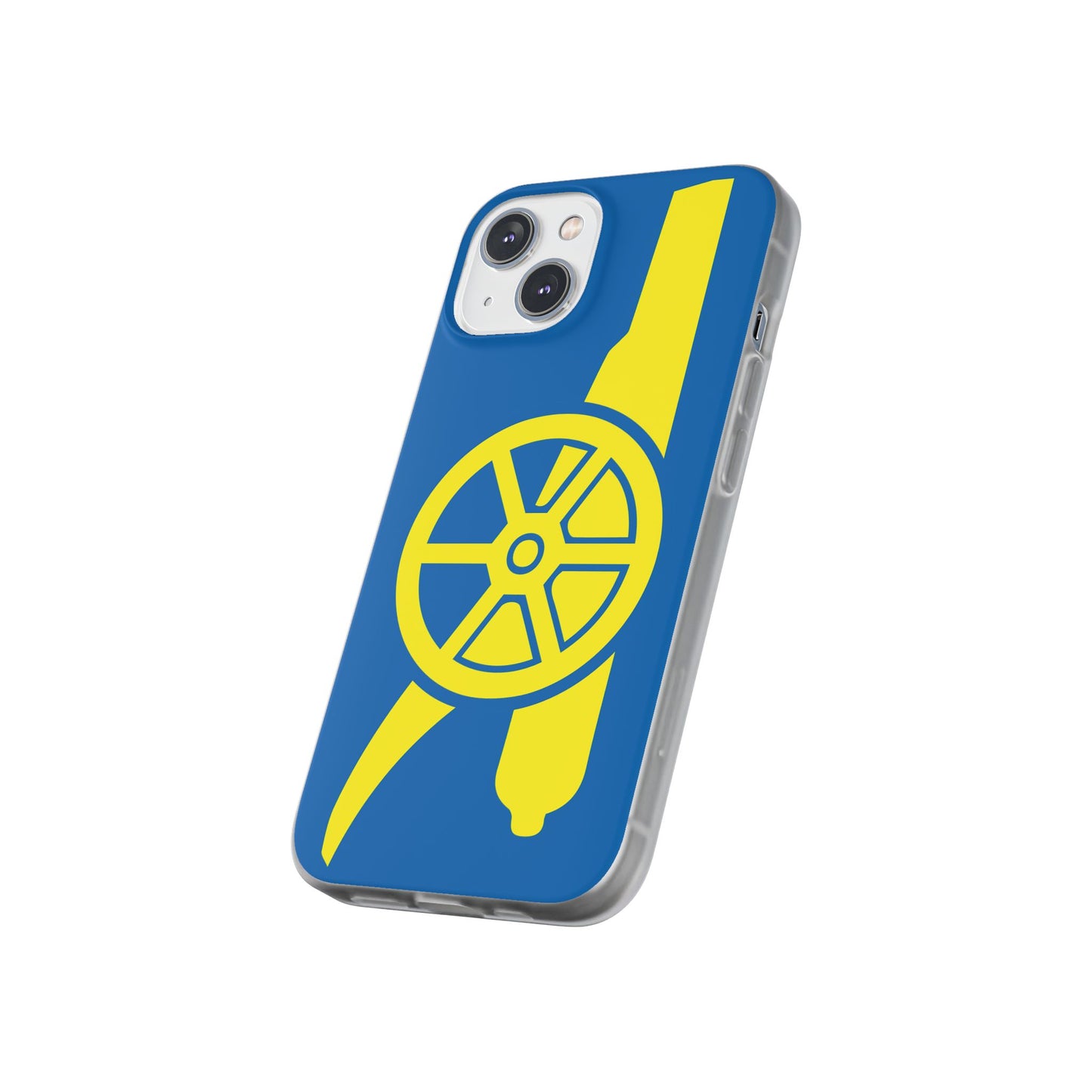 Arsenal Cannon Blue iPhone Flexi Case - iPhone 16, 15, 14, Plus/Pro/Pro Max