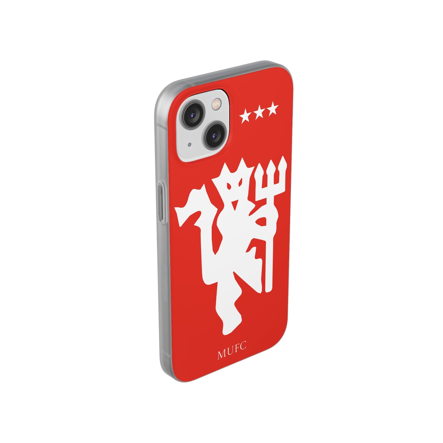 Manchester United iPhone Flexi Case - iPhone 16, 15, 14, Plus/Pro/Pro Max - Red