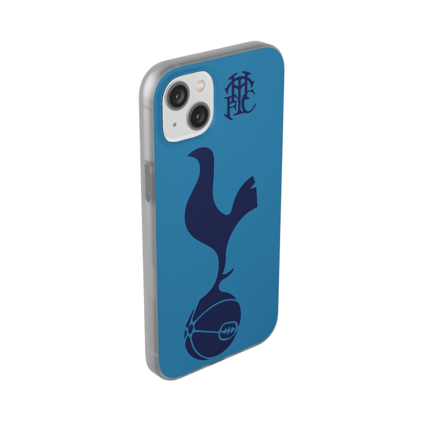 Tottenham Hotspur iPhone Flexi Case - iPhone 16, 15, 14, Plus/Pro/Pro Max - Cyan