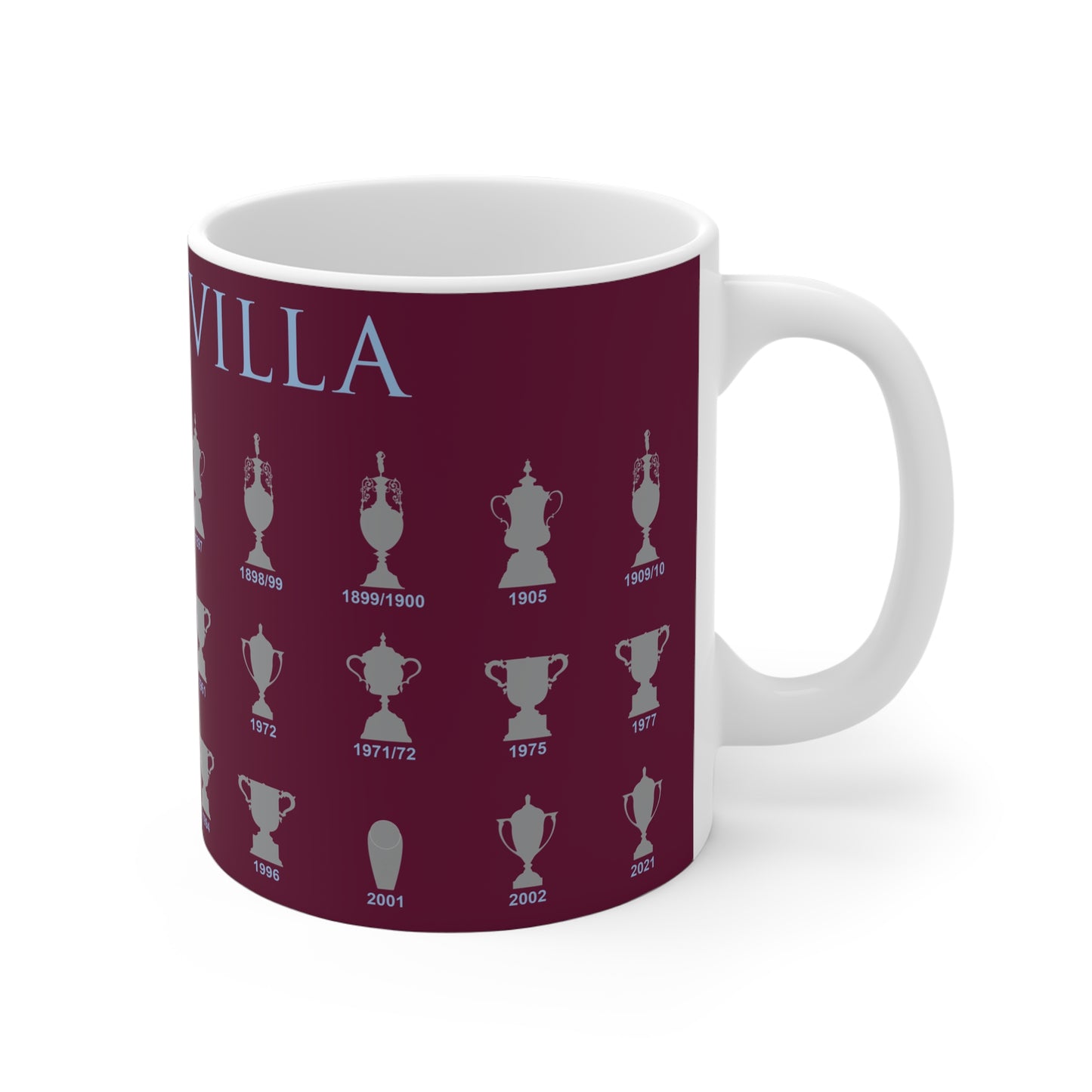 Aston Villa Trophies Collection Mug - Claret