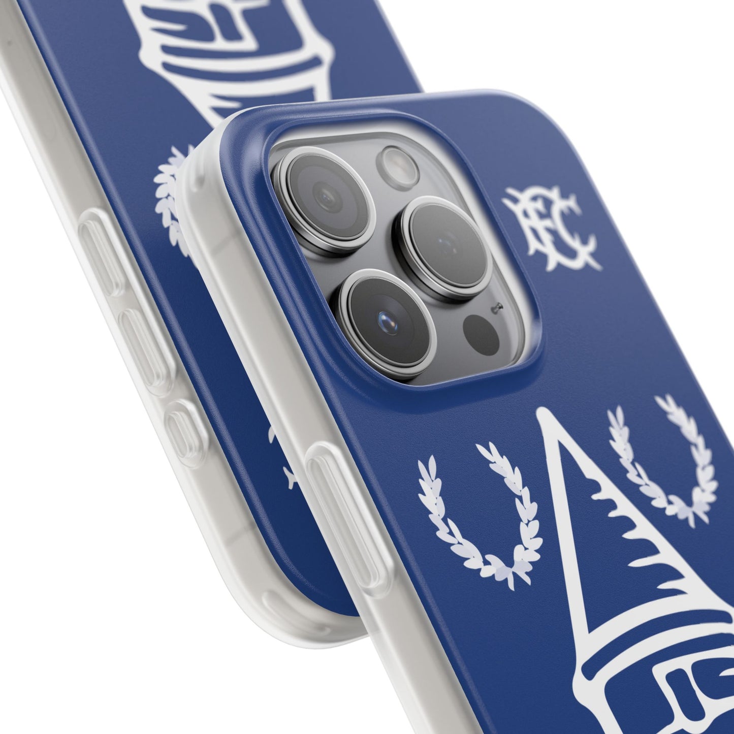 Everton Tower & Monogram Blue iPhone Flexi Case - iPhone 16, 15, 14, Plus/Pro/Pro Max