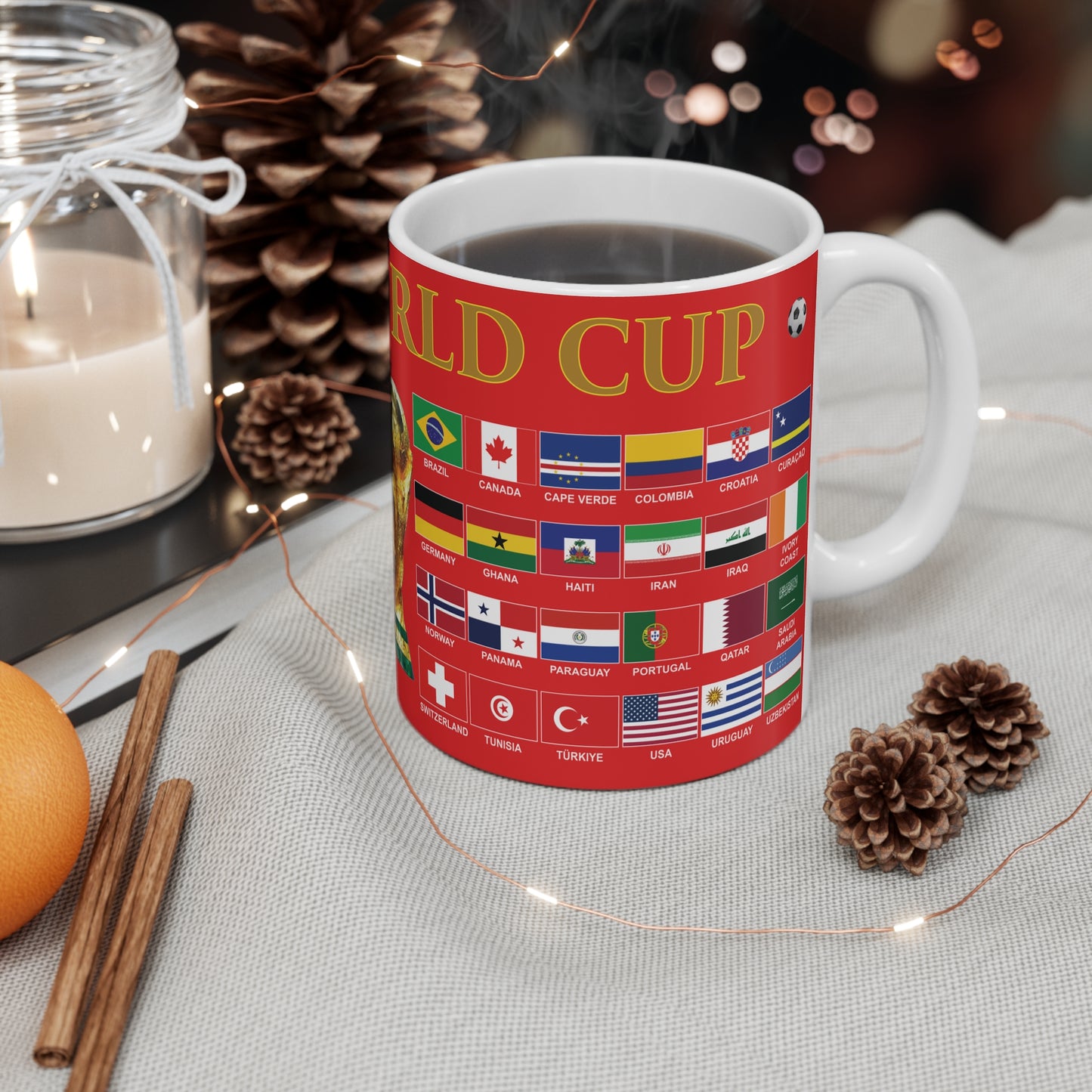 2026 Football World Cup Mug - Red