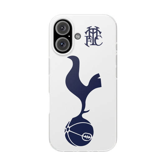 Tottenham Hotspur iPhone Flexi Case - iPhone 16, 15, 14, Plus/Pro/Pro Max - White