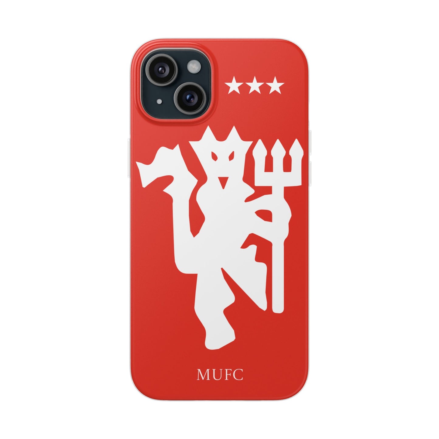 Manchester United iPhone Flexi Case - iPhone 16, 15, 14, Plus/Pro/Pro Max - Red