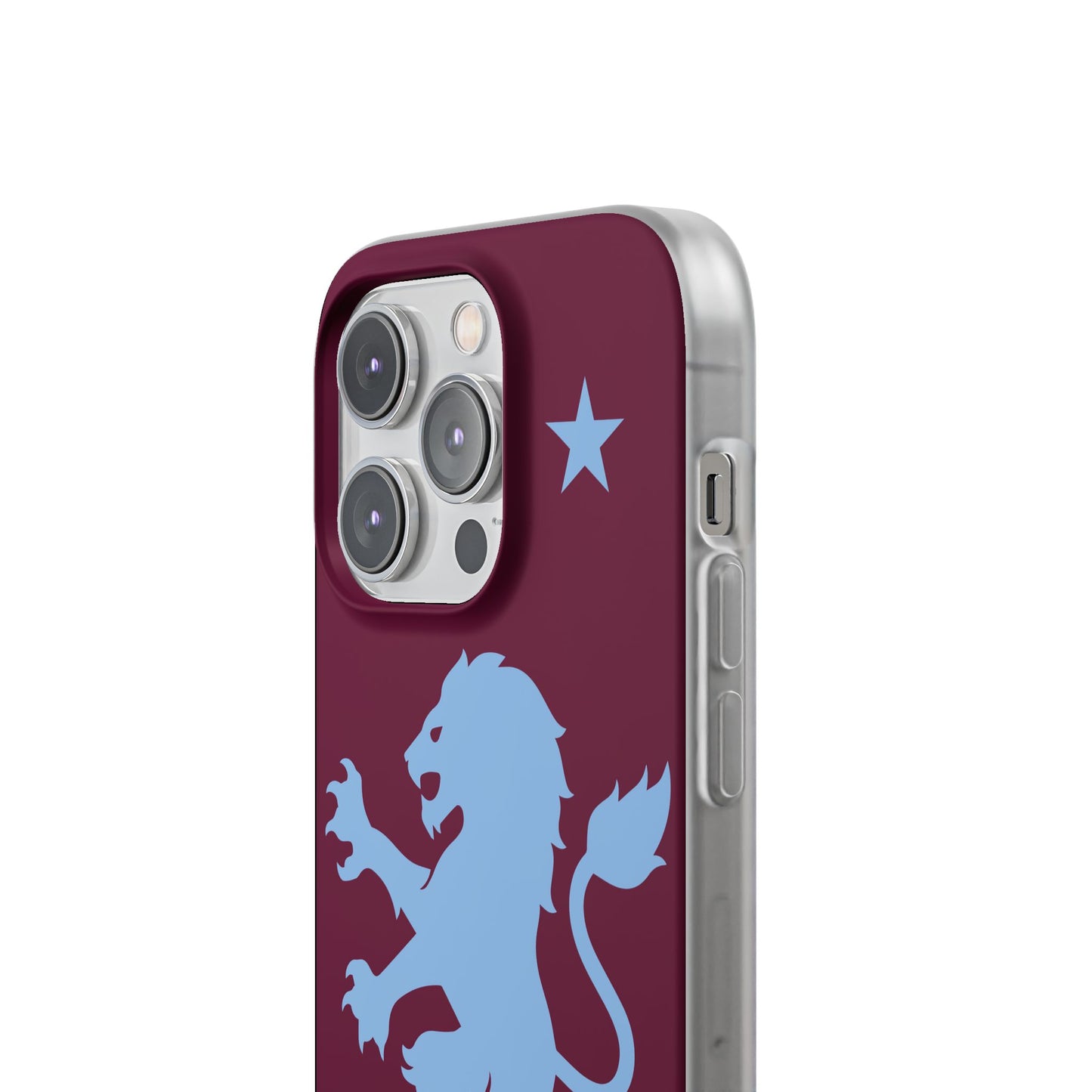 Aston Villa iPhone Flexi Case - iPhone 16, 15, 14, Plus/Pro/Pro Max - Claret