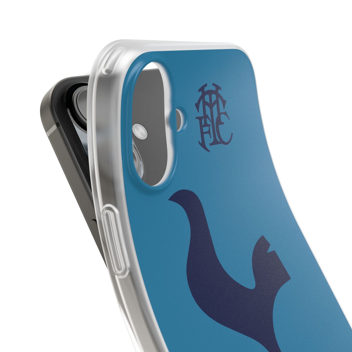 Tottenham Hotspur iPhone Flexi Case - iPhone 16, 15, 14, Plus/Pro/Pro Max - Cyan