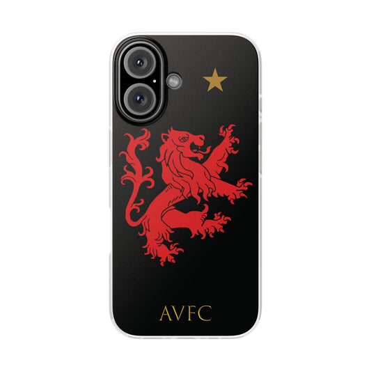 Aston Villa 150th Anniversary iPhone Flexi Case - Black