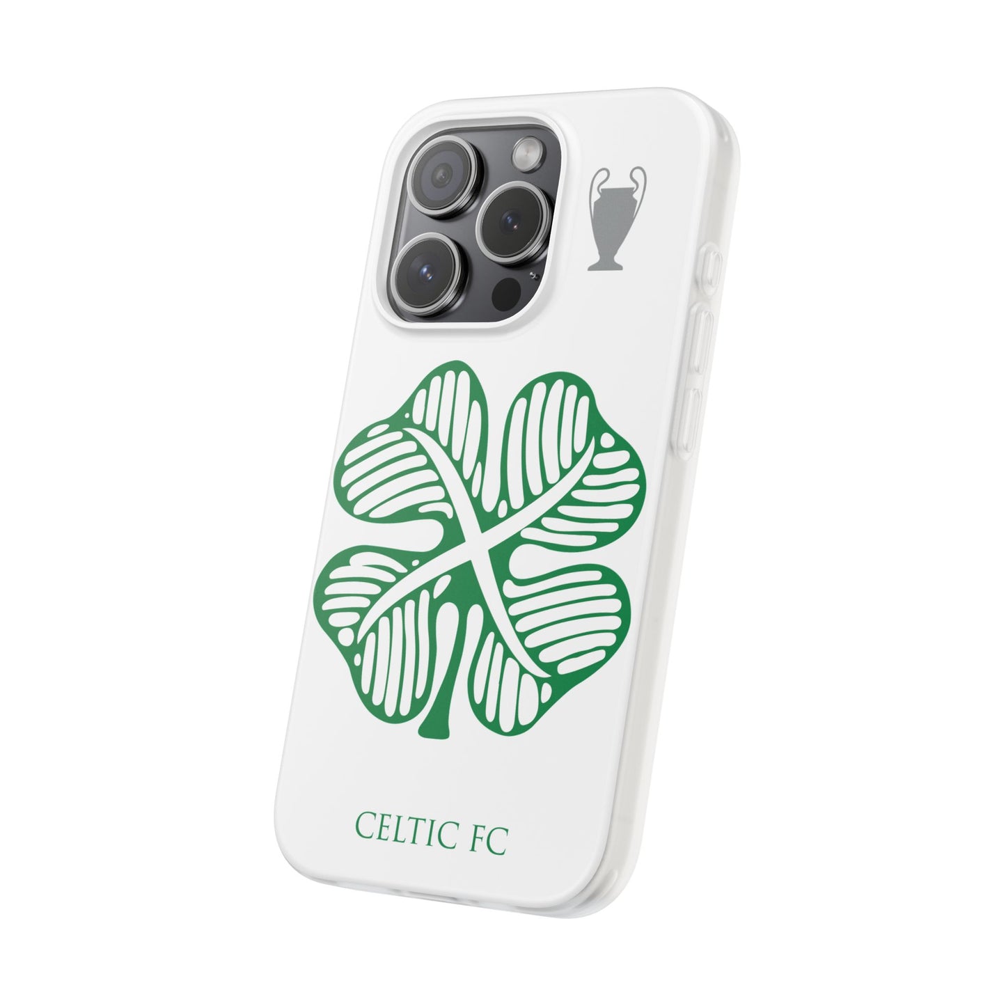 Celtic White iPhone Flexi Case - iPhone 16, 15, 14, Plus/Pro/pro Max