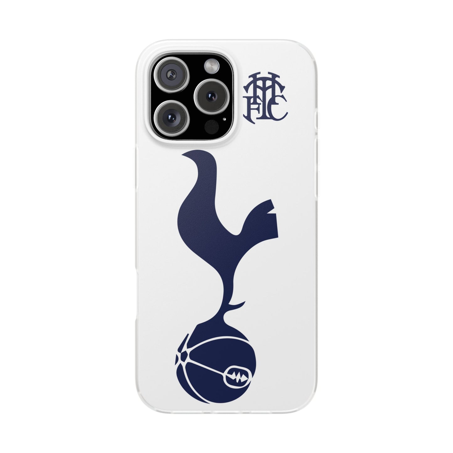 Tottenham Hotspur iPhone Flexi Case - iPhone 16, 15, 14, Plus/Pro/Pro Max - White