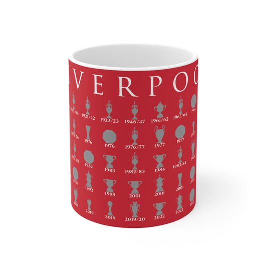 Liverpool Trophies Collection Mug - Red