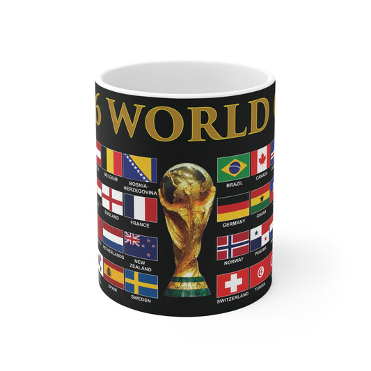 2026 Football World Cup Mug - Black