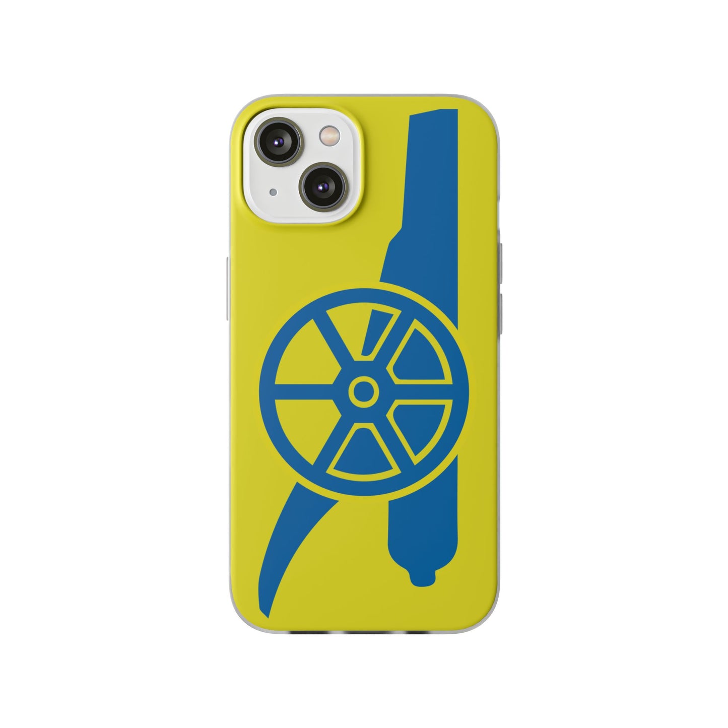 Arsenal Cannon Yellow iPhone Flexi Case - iPhone 16, 15, 14, Plus/Pro/Pro Max