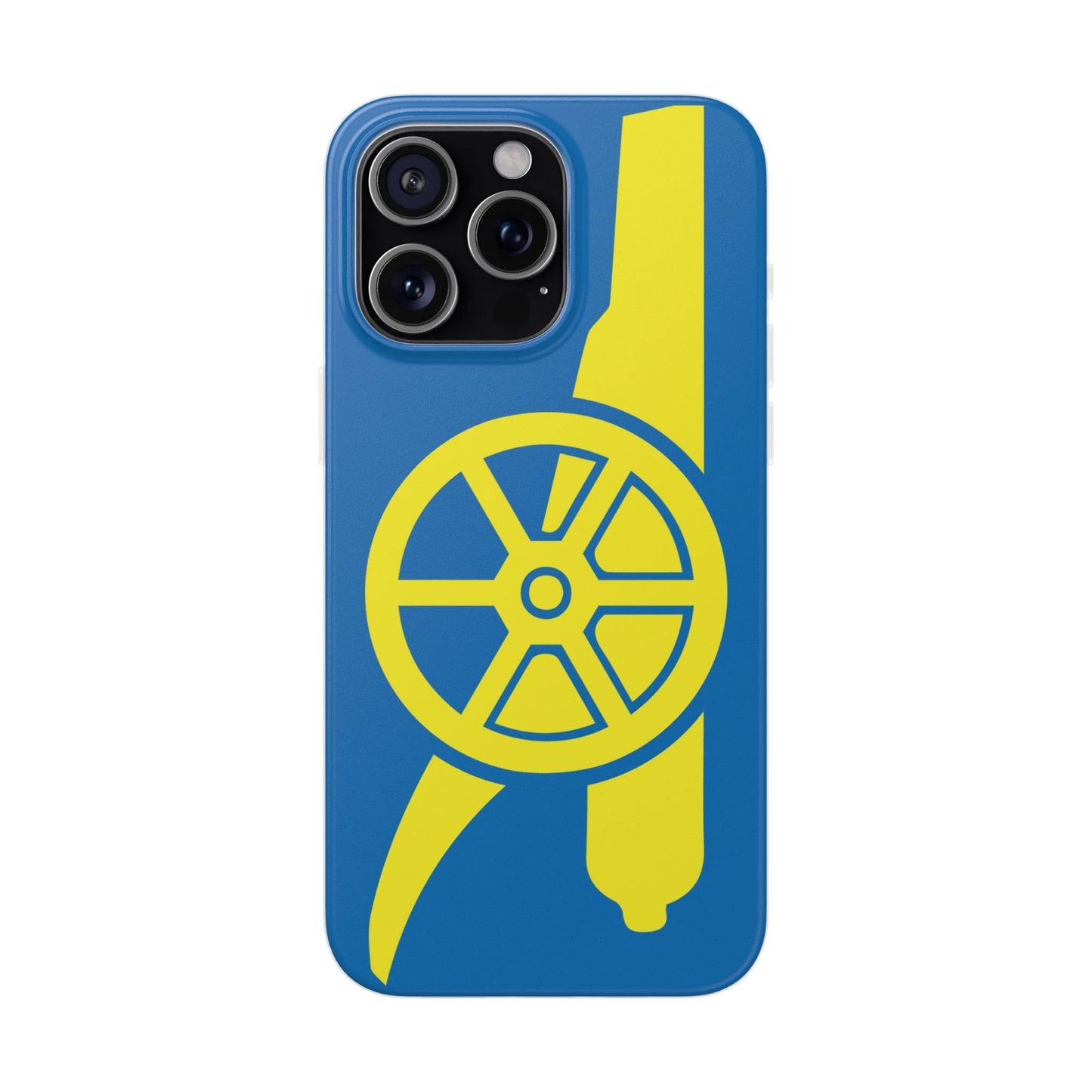 Arsenal Cannon Blue iPhone Flexi Case - iPhone 16, 15, 14, Plus/Pro/Pro Max