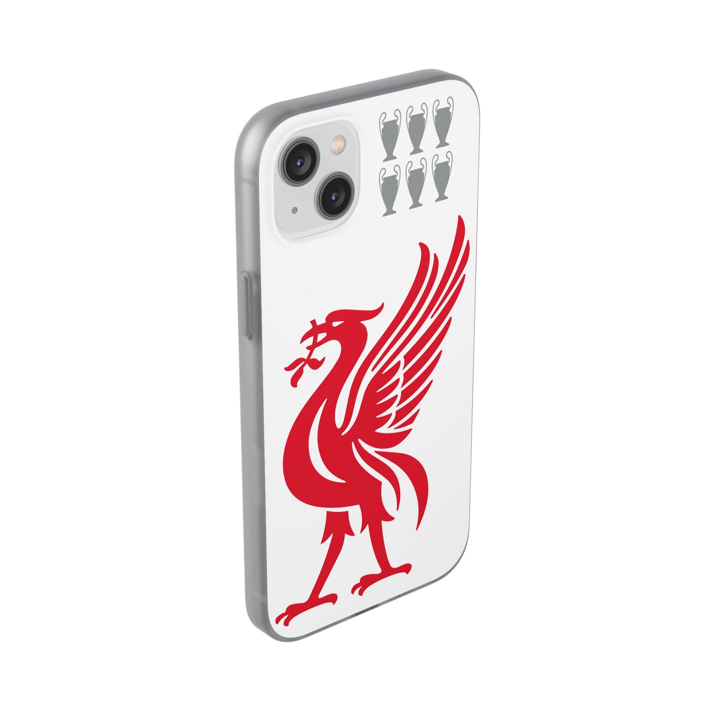 Liverpool White iPhone Flexi Case - iPhone 16, 15, 14, Plus/Pro/Pro Max